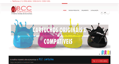 Desktop Screenshot of bcccartuchos.com.br